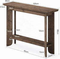 Console en Noyer 105 cm