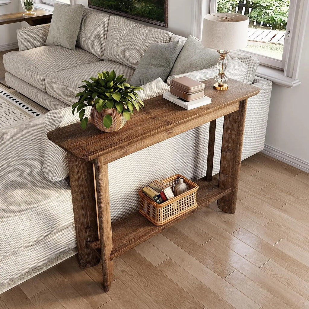 Console en Noyer 105 cm