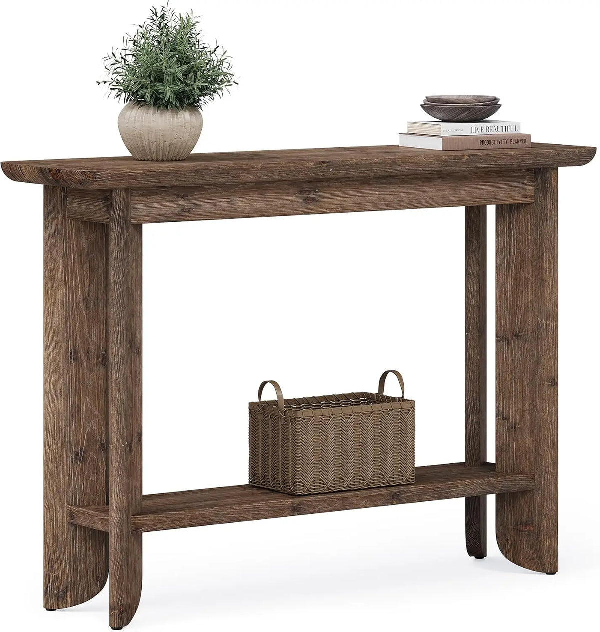 Console en Noyer 105 cm