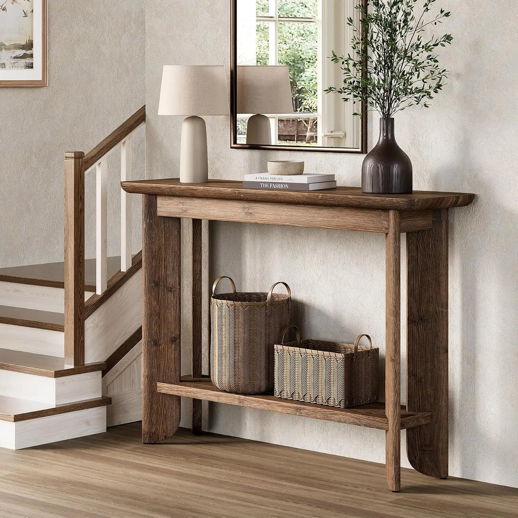 Console en Noyer 105 cm