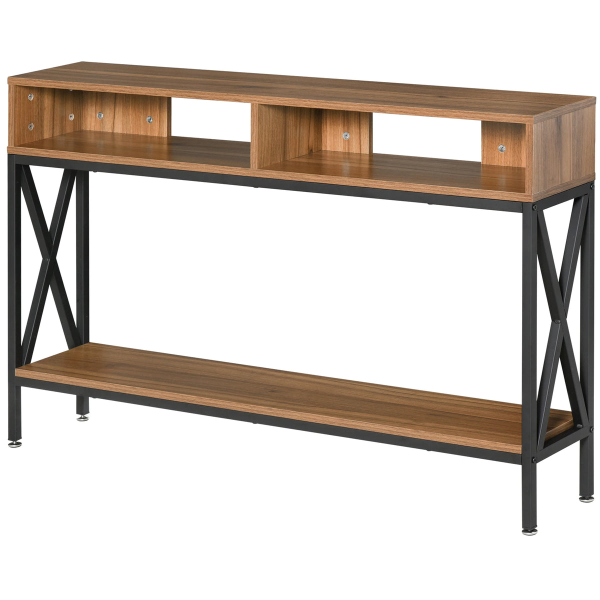 Console d'entrée avec étagère basse