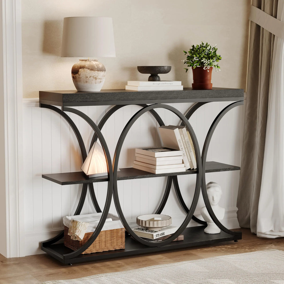 Console d'entrée style ferme
