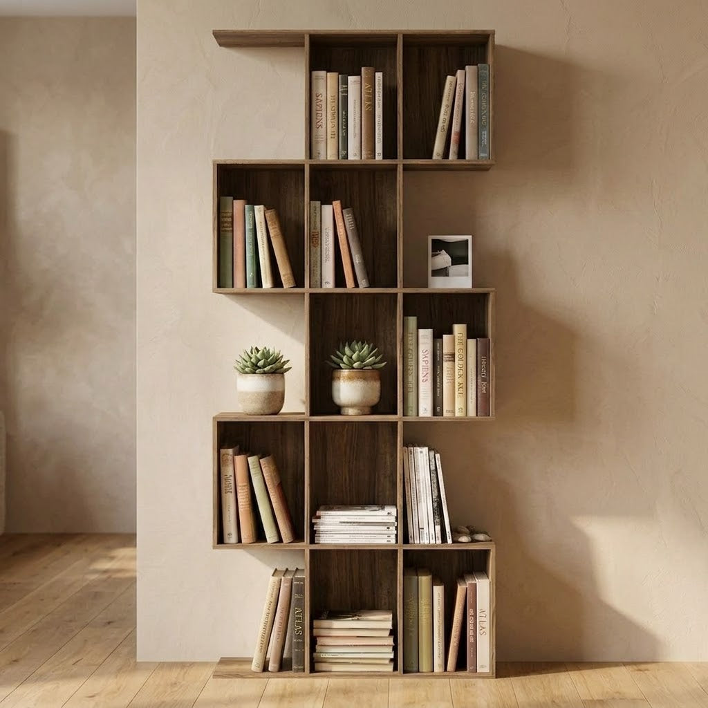 Bibliothèque 5 Niveaux Design en S
