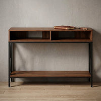 Console d'entrée avec étagère basse