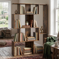 Bibliothèque design 4 étages - Bois d'ingénierie