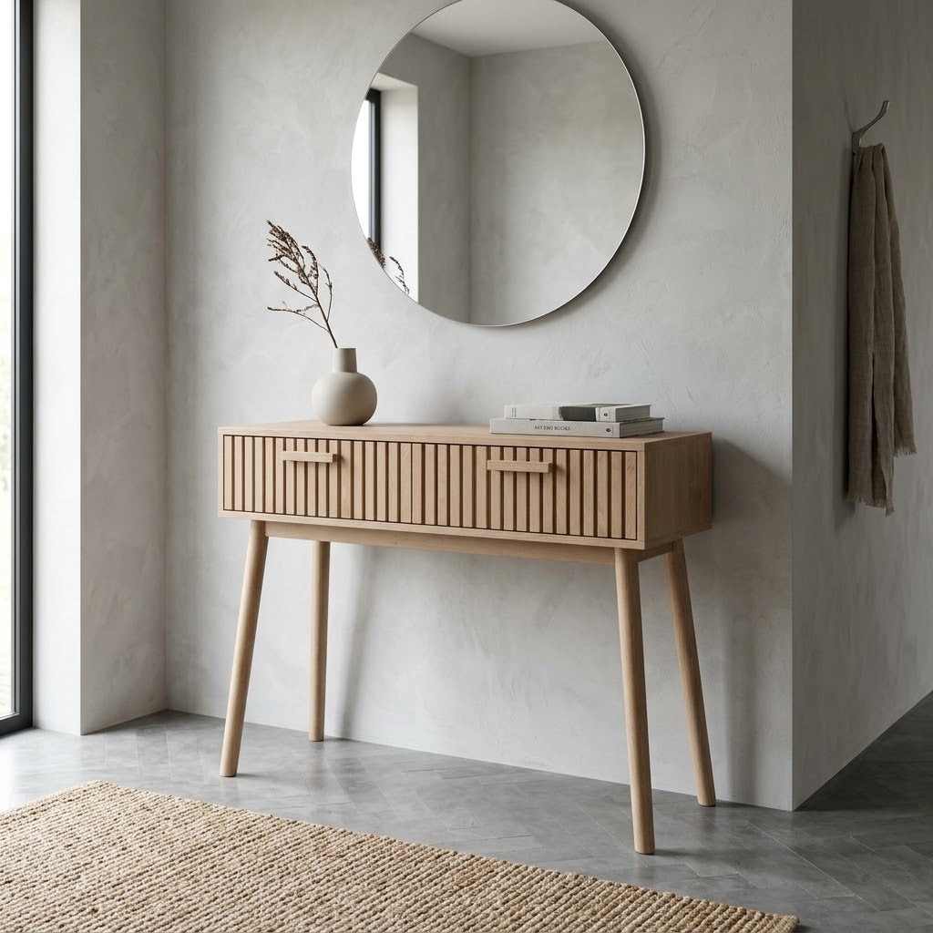 Console en Bois Naturel