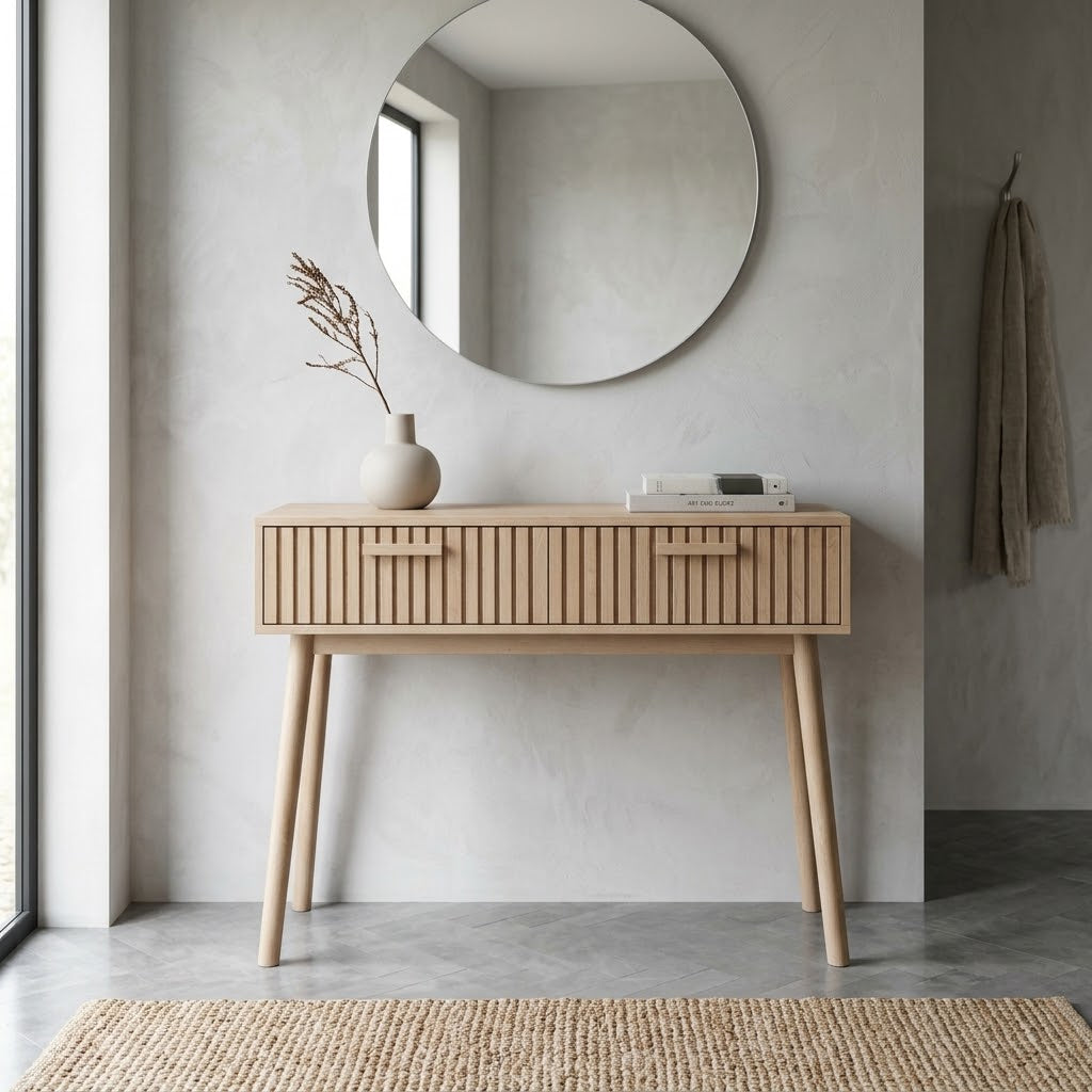 Console en Bois Naturel