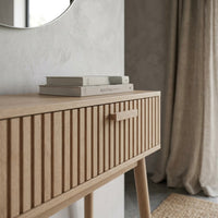 Console en Bois Naturel