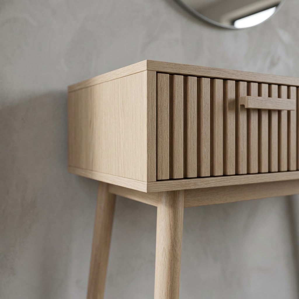 Console en Bois Naturel