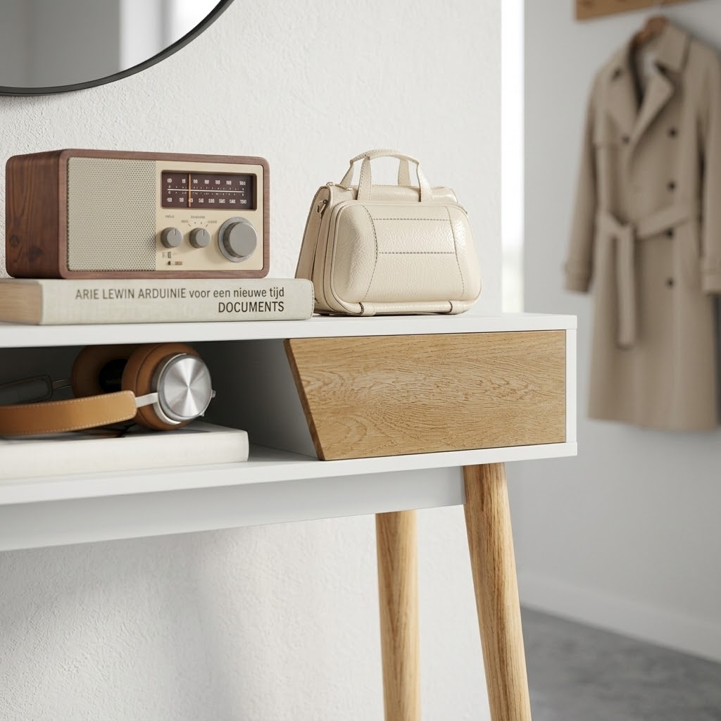 Console 2 Tiroirs et Niche