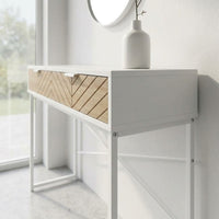 Console d'Entrée Motif Chevron