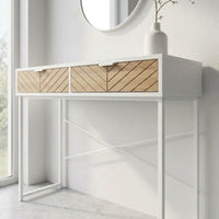 Console d'Entrée Motif Chevron