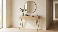 Console Style Rotin Bohème