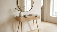 Console Style Rotin Bohème