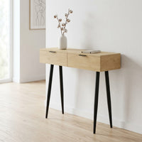 Console Nordique en Chêne