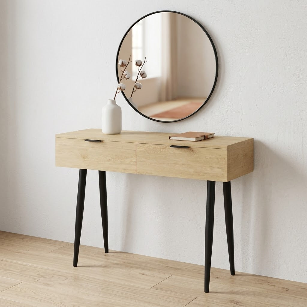 Console Nordique en Chêne