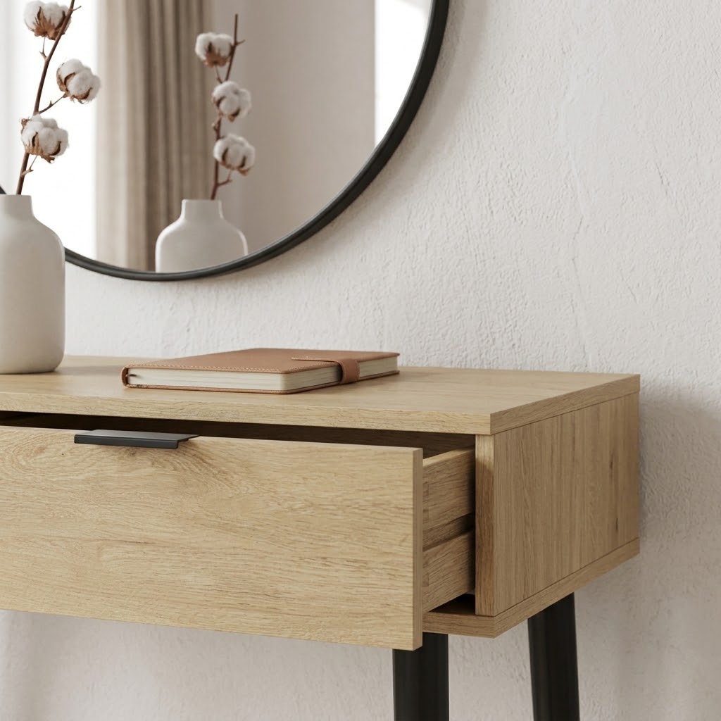 Console Nordique en Chêne