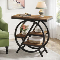 Table d'Appoint Industrielle 3 Niveaux