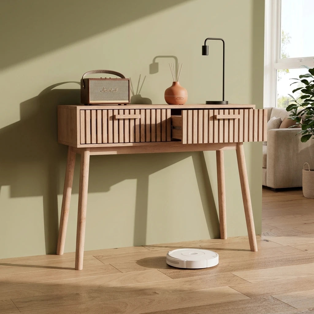 Console en Bois Naturel