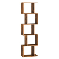 Bibliothèque Design en S 6 Niveaux – Style Moderne
