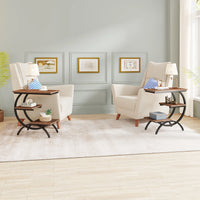 Table d'Appoint en C Style Industriel