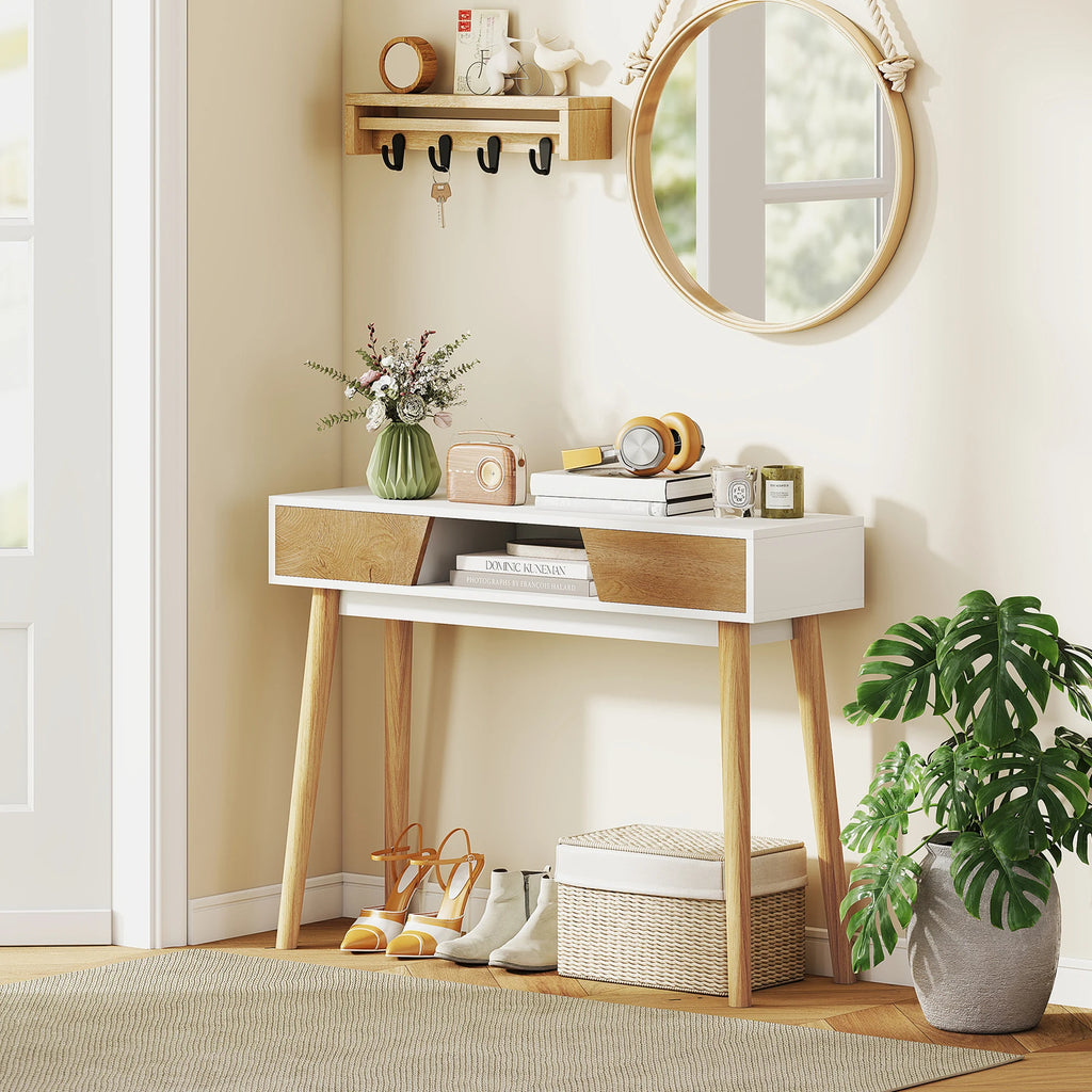 Console 2 Tiroirs et Niche