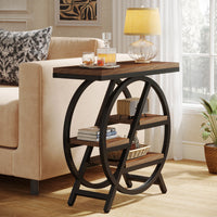 Table d'Appoint Industrielle 3 Niveaux
