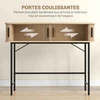 Console à Portes Coulissantes