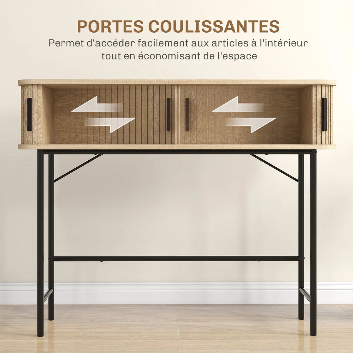 Console à Portes Coulissantes