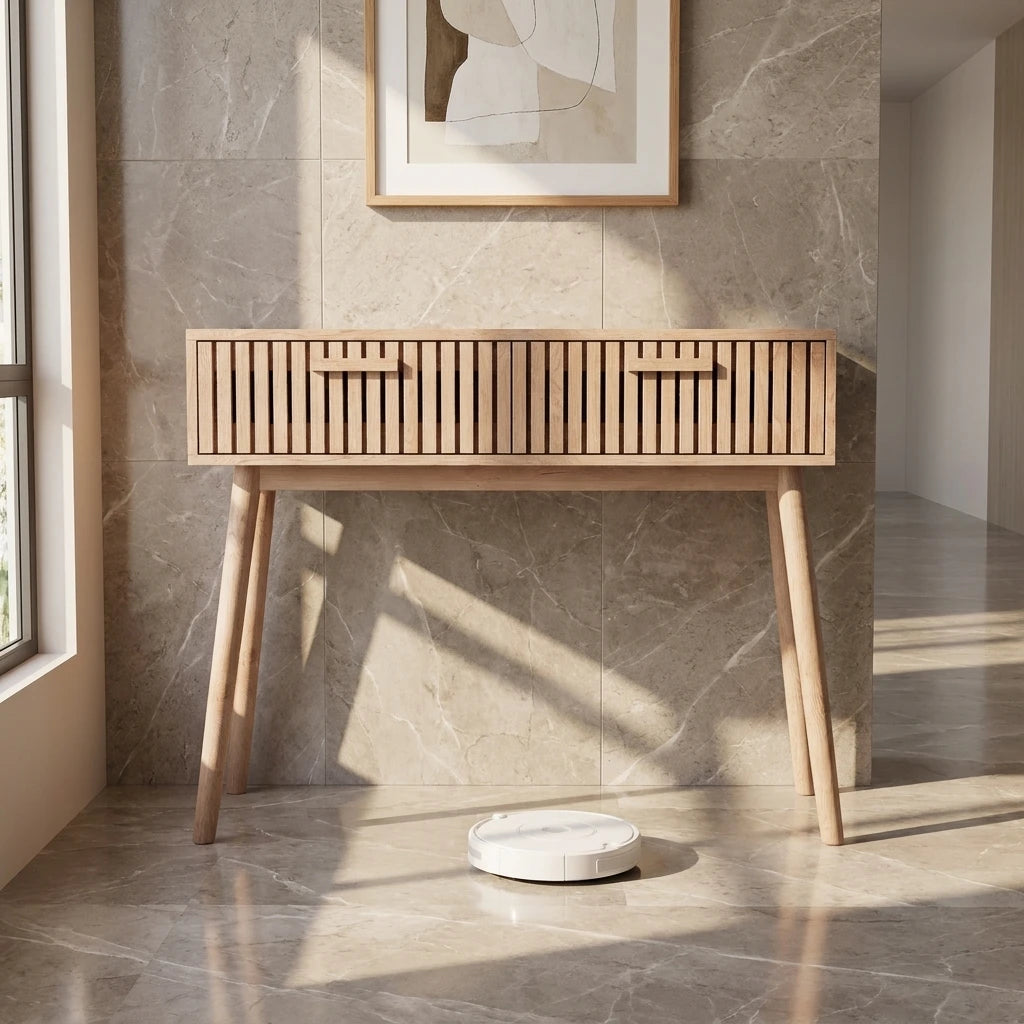 Console en Bois Naturel